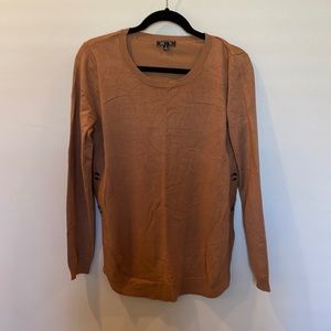 Stitchfix Tunic Sweater, Camel, Side Buttons, M